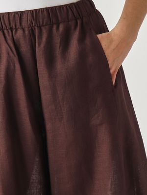 5. Pantalón de lino para mujer Moka