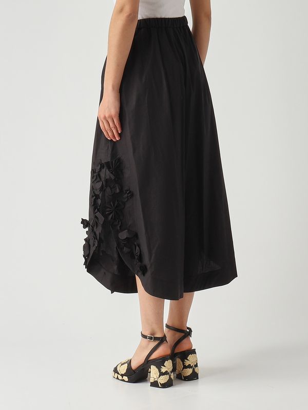 4. Women's cotton trousers Black Meimeij m6ea53