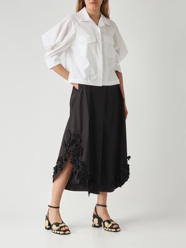 2. Women's cotton trousers Black Meimeij m6ea53