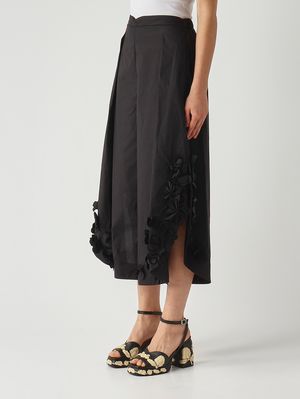 3. Women's cotton trousers Black