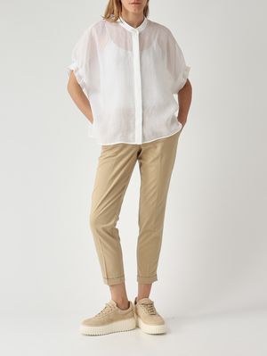2. Camisa de mujer de ramio Blanco
