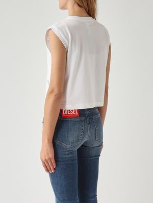 3. Camiseta de mujer de algodón Blanco