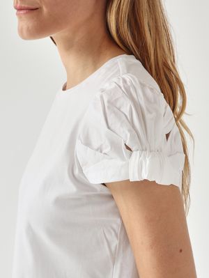 5. Camiseta de mujer de algodón Blanco óptico