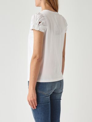 4. Camiseta de mujer de algodón Blanco óptico