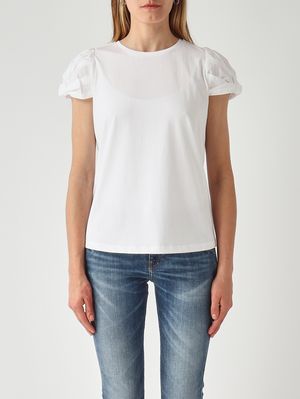 1. Camiseta de mujer de algodón Blanco óptico