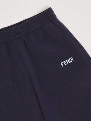 3. Kinder-Bermuda aus Baumwolle Blau