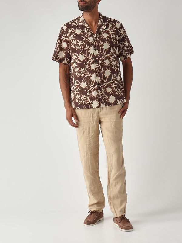 2. Camisa de hombre Hadley de algodón Marrón Altea 2654061