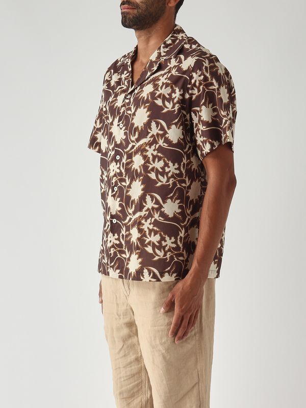 3. Camisa de hombre Hadley de algodón Marrón Altea 2654061
