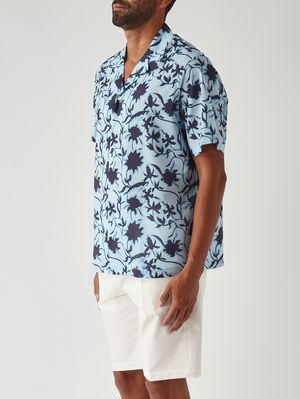 3. Camisa de hombre Hadley de algodón Azul