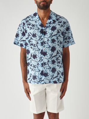 1. Camisa de hombre Hadley de algodón Azul
