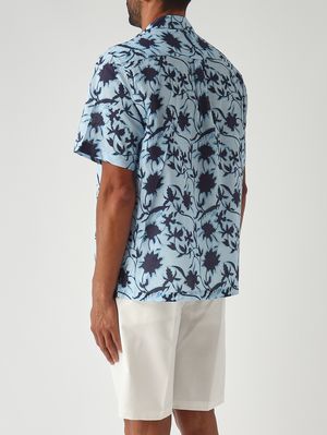 4. Camisa de hombre Hadley de algodón Azul