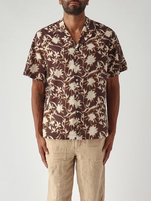 1. Camisa de hombre Hadley de algodón Marrón