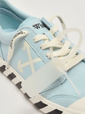 5. Sneakers uomo Vulc Undercut in canvas di cotone Celeste-Bianco