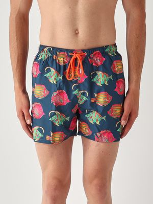 1. Men's technical fabric swim shorts Royal