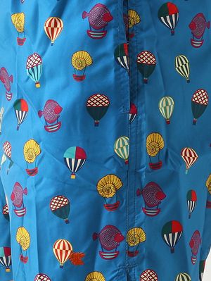 3. Men's technical fabric swim shorts Periwinkle