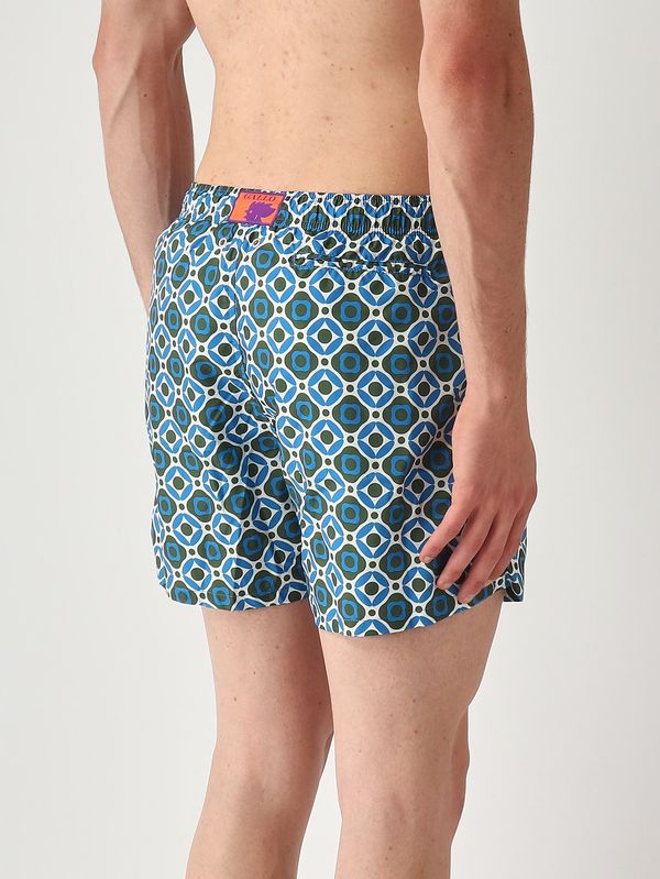 2. Men's technical fabric swim shorts Military Gallo ap516864