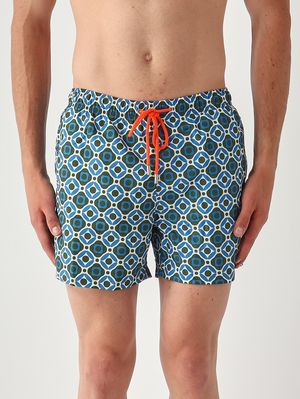 1. Men's technical fabric swim shorts Military