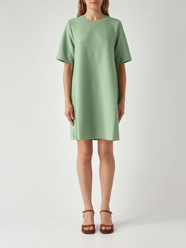 MM Max Mara Cannone women's modal blend dress - Military Green |  Caposerio.com