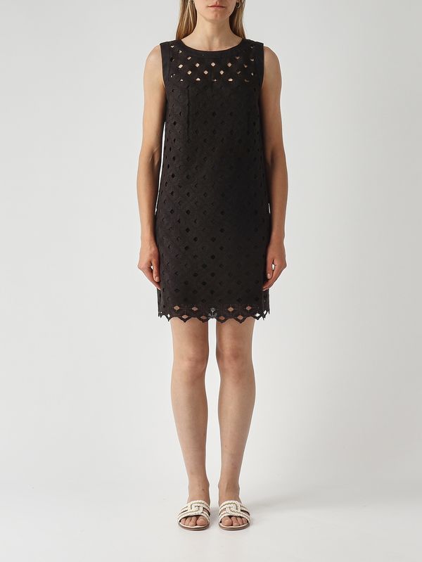 1. Robe femme Pesi en tissu ajouré Noir Max Mara Beachwear 2616621089600