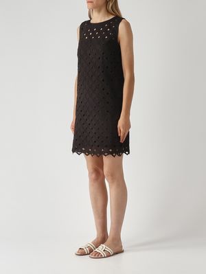 3. Robe femme Pesi en tissu ajouré Noir