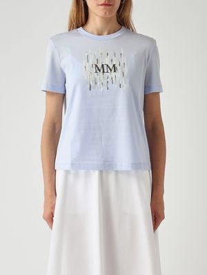 1. Camiseta de mujer Licenza de algodón Azul Cielo