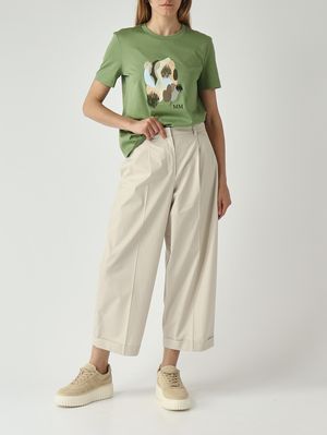 2. Camiseta de mujer Licenza de algodón Verde