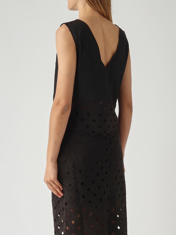 4. Women's Maggio cotton blend top Black Max Mara Beachwear 2616161039600
