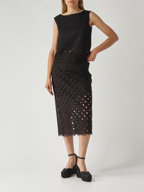 2. Women's Maggio cotton blend top Black Max Mara Beachwear 2616161039600
