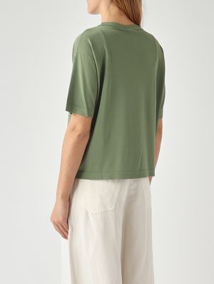 4. Damenpullover aus Viskosemischung mit Frettchenmuster Agave