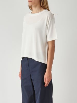 3. Pull pour femme en visco-furet Blanc