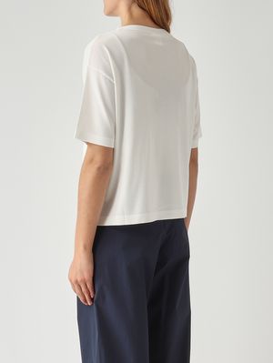4. Pull pour femme en visco-furet Blanc