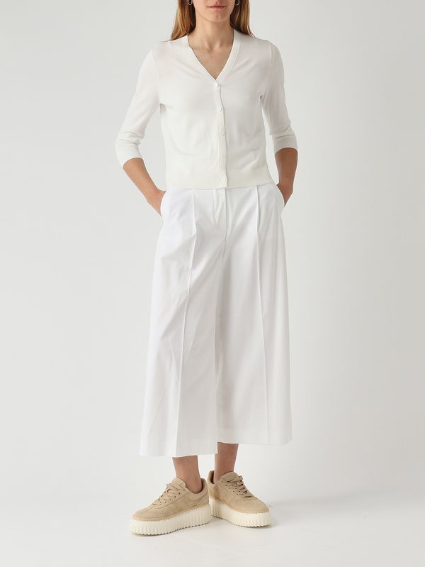 2. Cardigan femme Stemma en mélange de viscose Blanc MM Max Mara 2616341028600