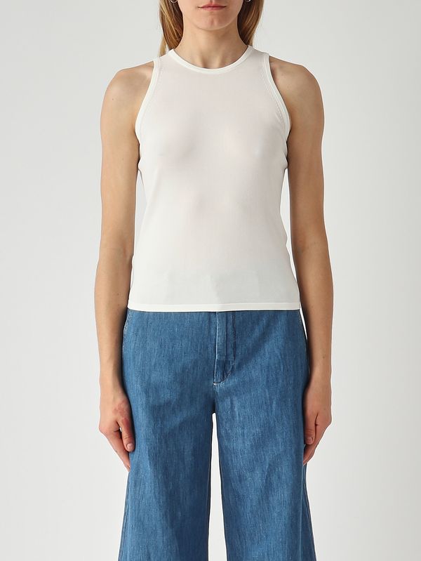 1. Women's Rio top in viscose blend White MM Max Mara 2616361048600