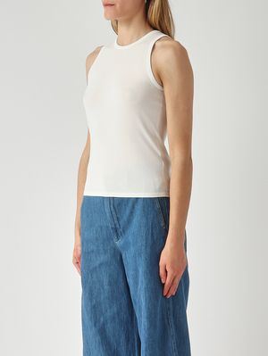 2. Women's Rio top in viscose blend White