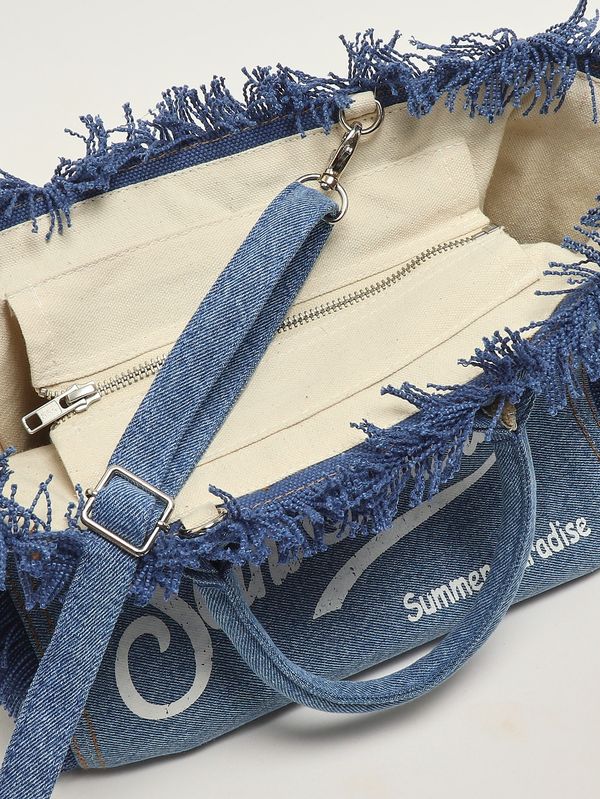 5. Bolso de mujer Colette de lona Vaquero MC2 Saint Barth col0001