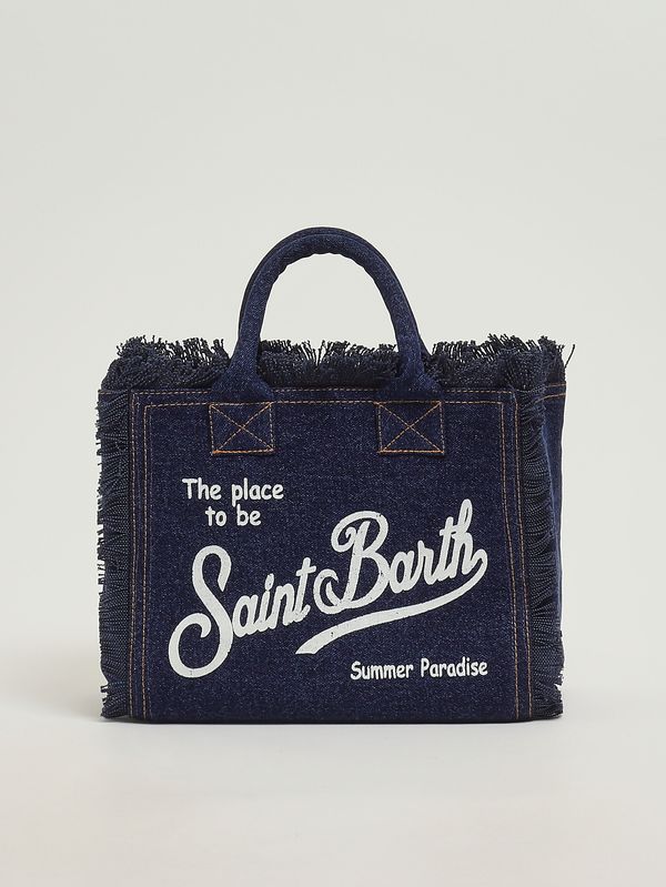 1. Damentasche Colette aus Canvas Dunkler Denim MC2 Saint Barth col0001