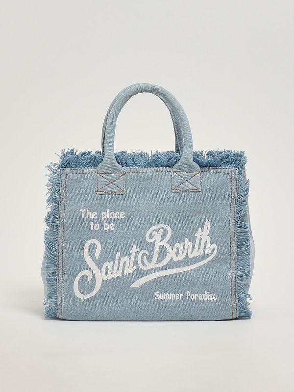1. Damentasche Colette aus Canvas Leichter Denim MC2 Saint Barth col0001