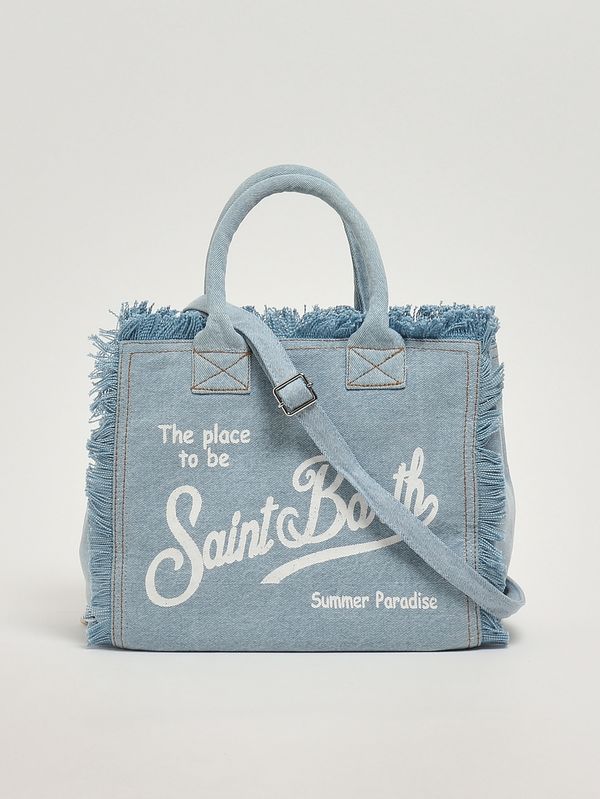4. Damentasche Colette aus Canvas Leichter Denim MC2 Saint Barth col0001