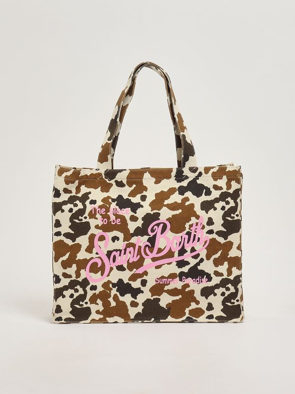 Bolso Essential para mujer de lona Vaca MC2 Saint Barth