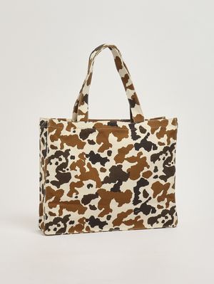 2. Borsa donna Essential in canvas Cow