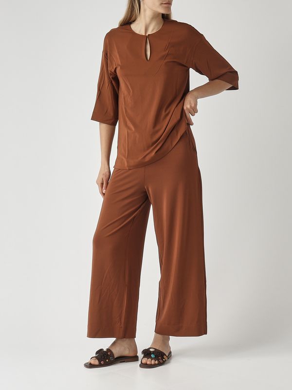 2. Damenhose Onorata aus Stretch-Viskose Leder Max Mara Beachwear 2616781019600