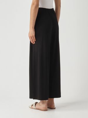 4. Damenhose Onorata aus Stretch-Viskose Schwarz