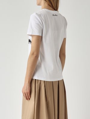4. T-shirt donna Piacere in cotone Bianco