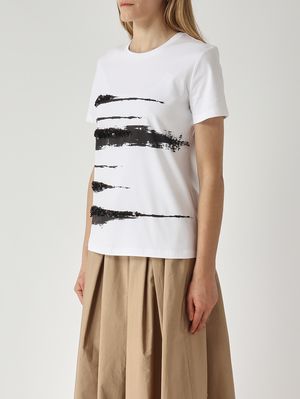 3. T-shirt donna Piacere in cotone Bianco