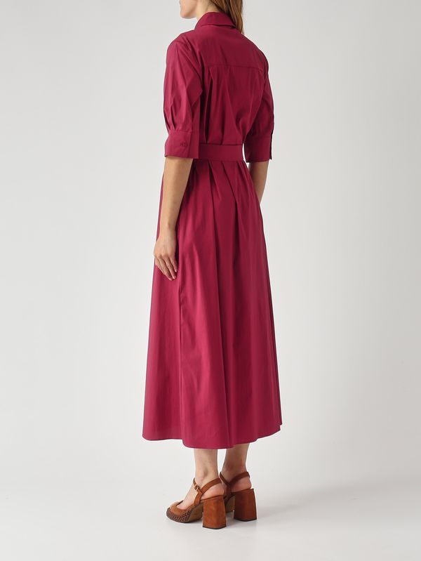 4. Abito donna Cognac in misto cotone Carminio Max Mara Beachwear 2616221029600