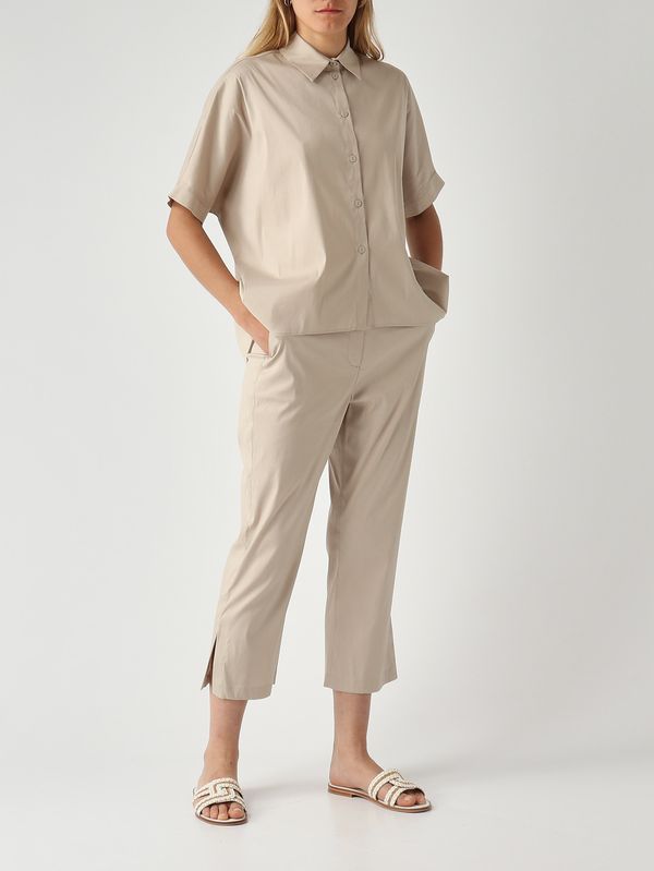 2. Camicia donna Pittura in misto cotone Mastice Max Mara Beachwear 2616111029600