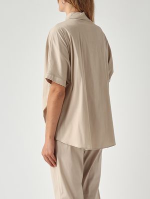 4. Camicia donna Pittura in misto cotone Mastice