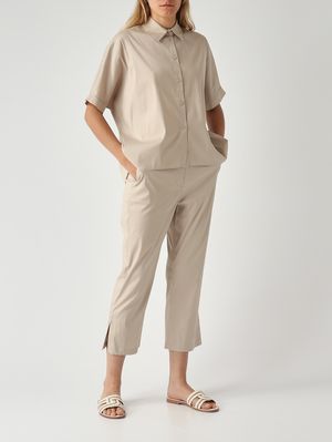 2. Camicia donna Pittura in misto cotone Mastice