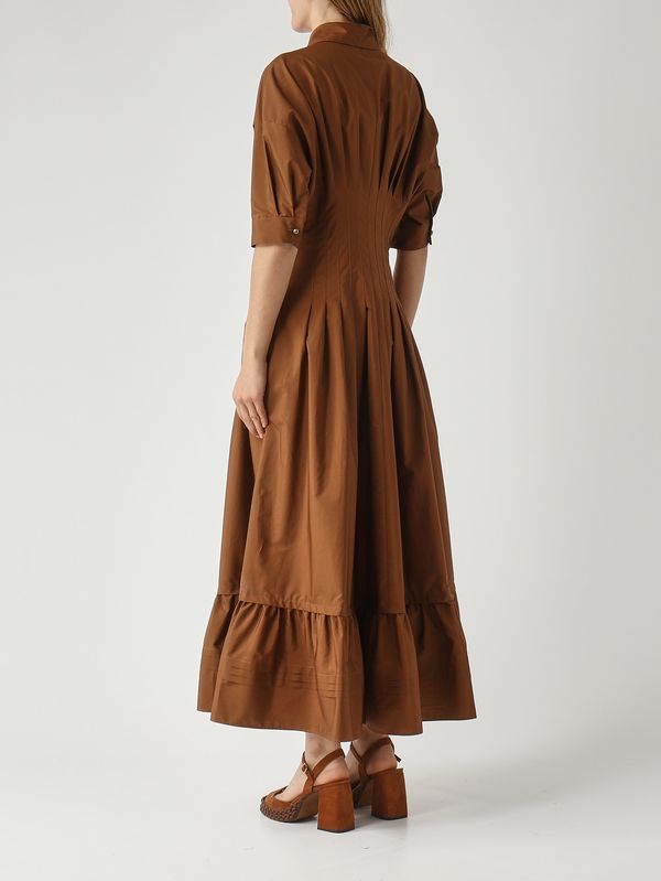 4. Abito donna Cera in cotone Cuoio Max Mara Studio 2616221032600