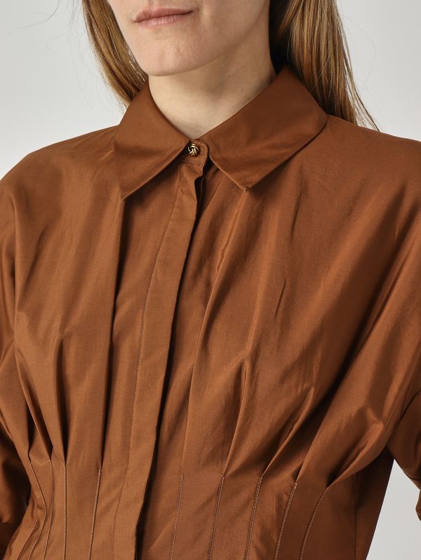 5. Abito donna Cera in cotone Cuoio Max Mara Studio 2616221032600